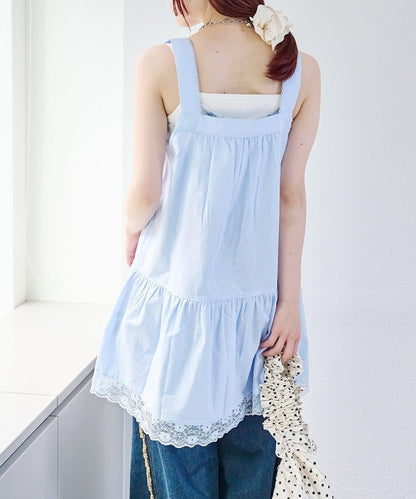 w closet 復古蕾絲迷你連衣裙