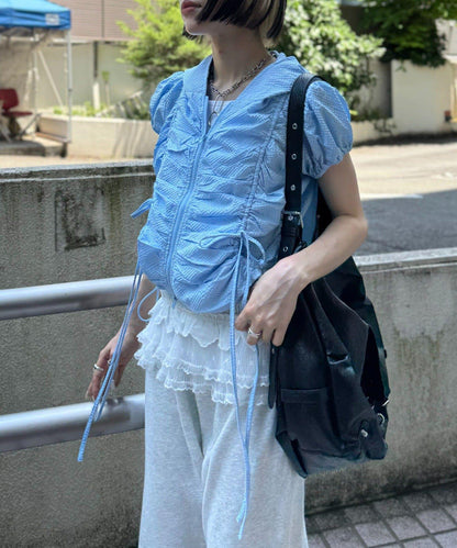 連帽拉鍊短外套