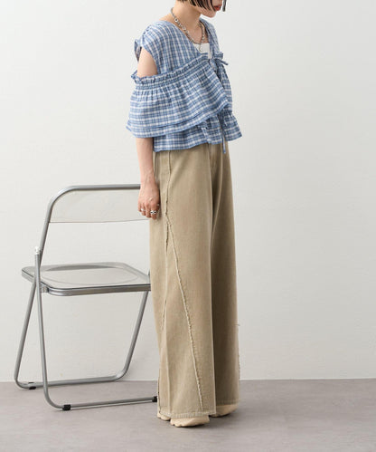 多穿法荷葉邊襯衫