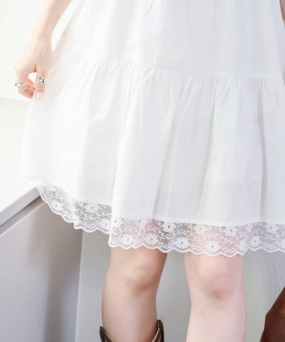 w closet 復古蕾絲迷你連衣裙