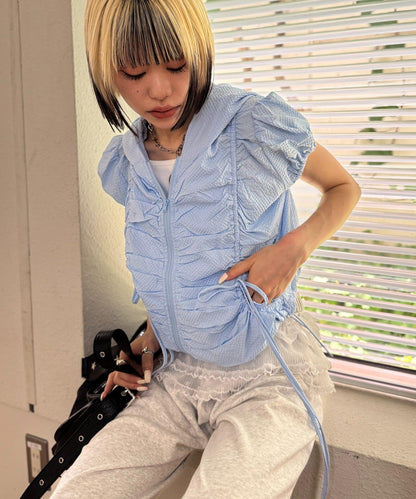 連帽拉鍊短外套