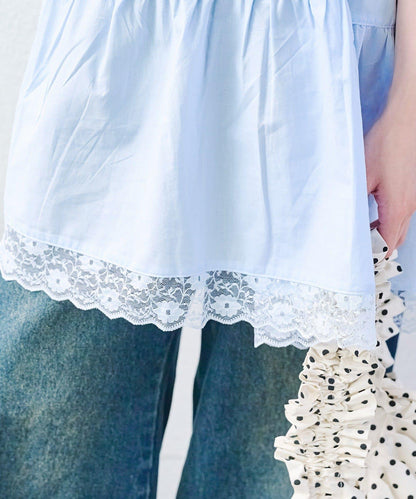 w closet 復古蕾絲迷你連衣裙