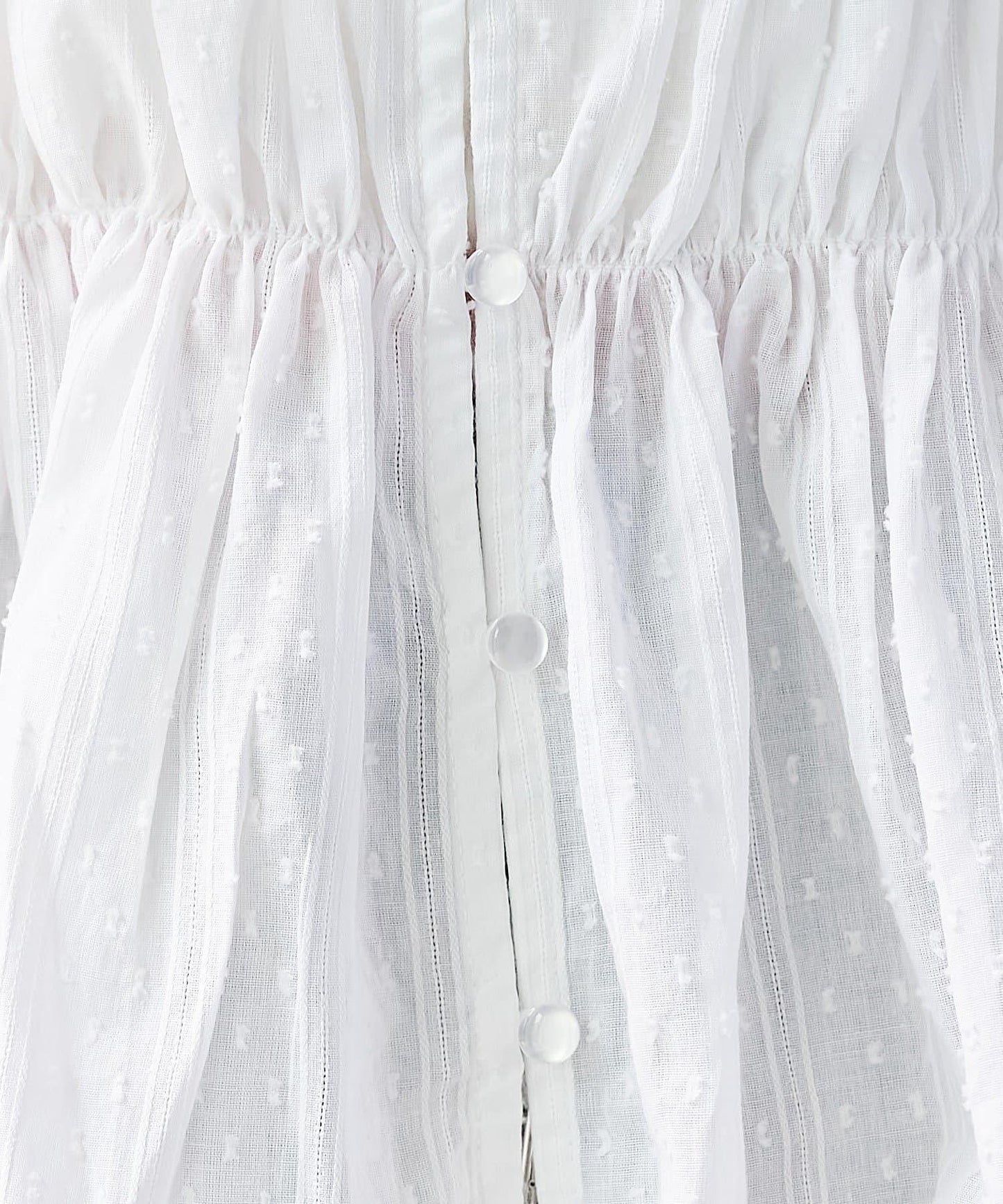 w closet 蕾絲拼接 抽繩 襯衫