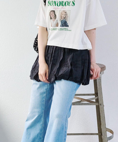 2WAY 氣球廓形 蕾絲 吊帶背心