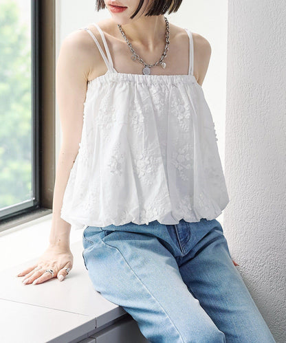 2WAY 氣球廓形 蕾絲 吊帶背心