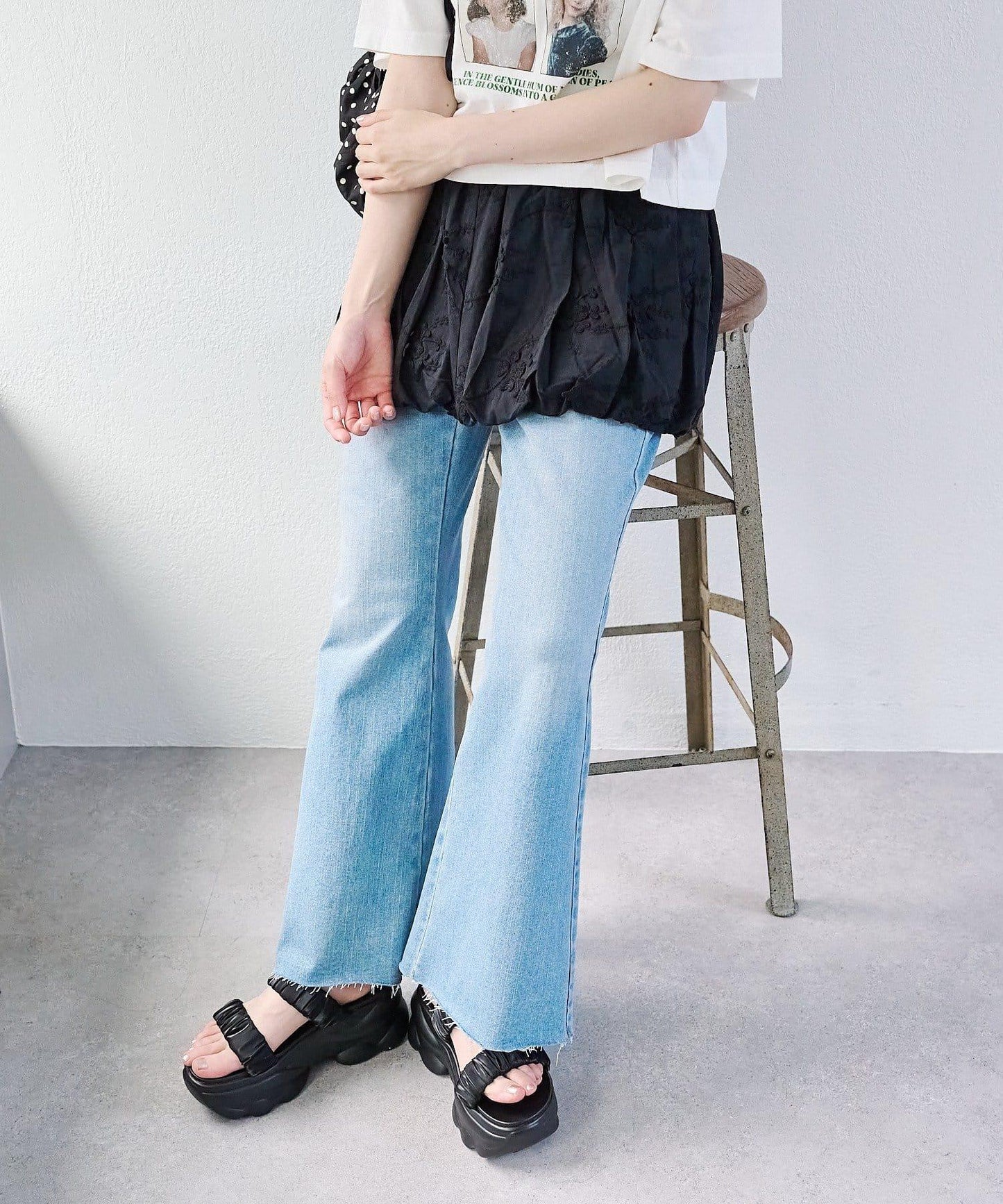 2WAY 氣球廓形 蕾絲 吊帶背心