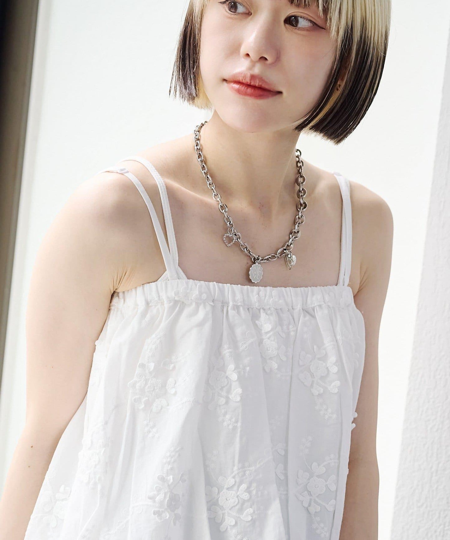 2WAY 氣球廓形 蕾絲 吊帶背心