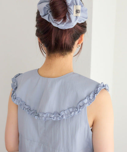 褶皺領 氣球廓形 連衣裙