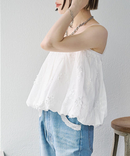 2WAY 氣球廓形 蕾絲 吊帶背心