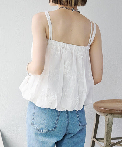 2WAY 氣球廓形 蕾絲 吊帶背心