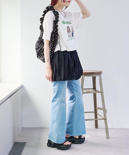 2WAY 氣球廓形 蕾絲 吊帶背心