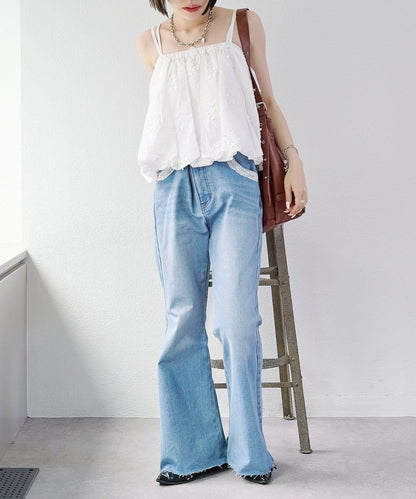 2WAY 氣球廓形 蕾絲 吊帶背心