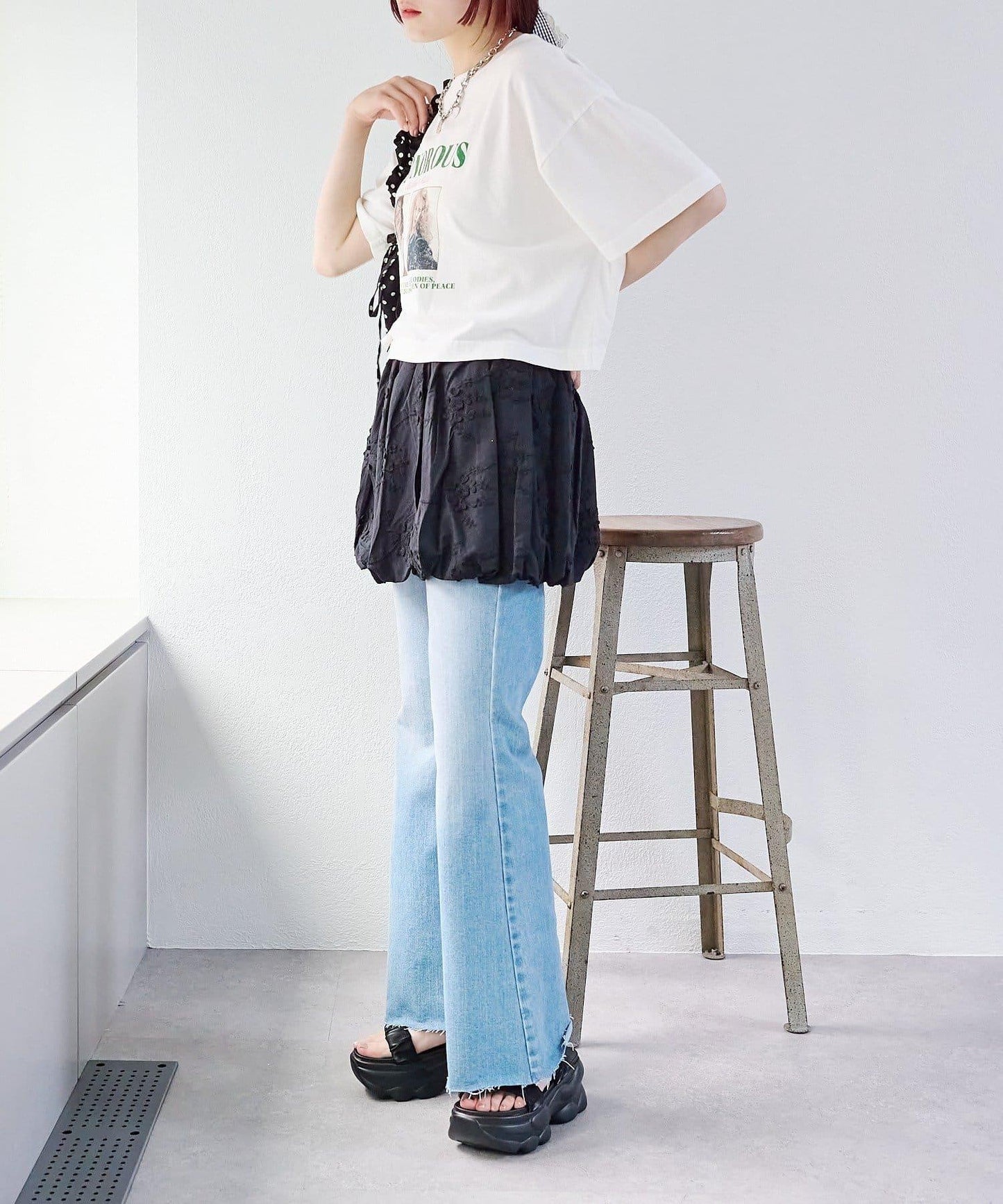 2WAY 氣球廓形 蕾絲 吊帶背心