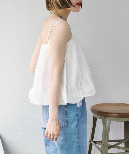 2WAY 氣球廓形 蕾絲 吊帶背心