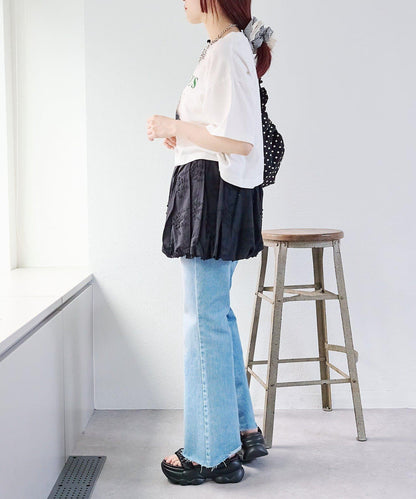 2WAY 氣球廓形 蕾絲 吊帶背心