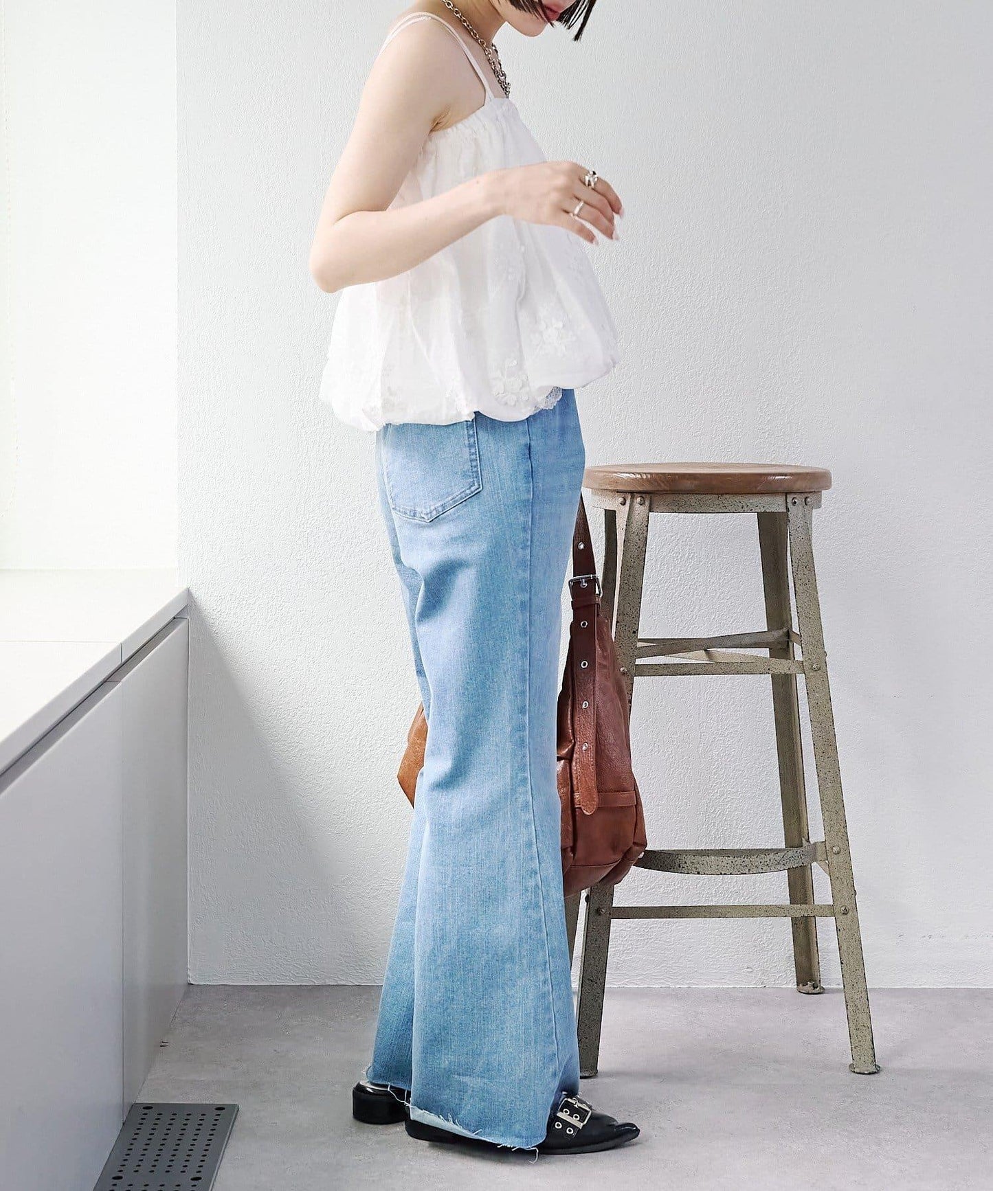 2WAY 氣球廓形 蕾絲 吊帶背心