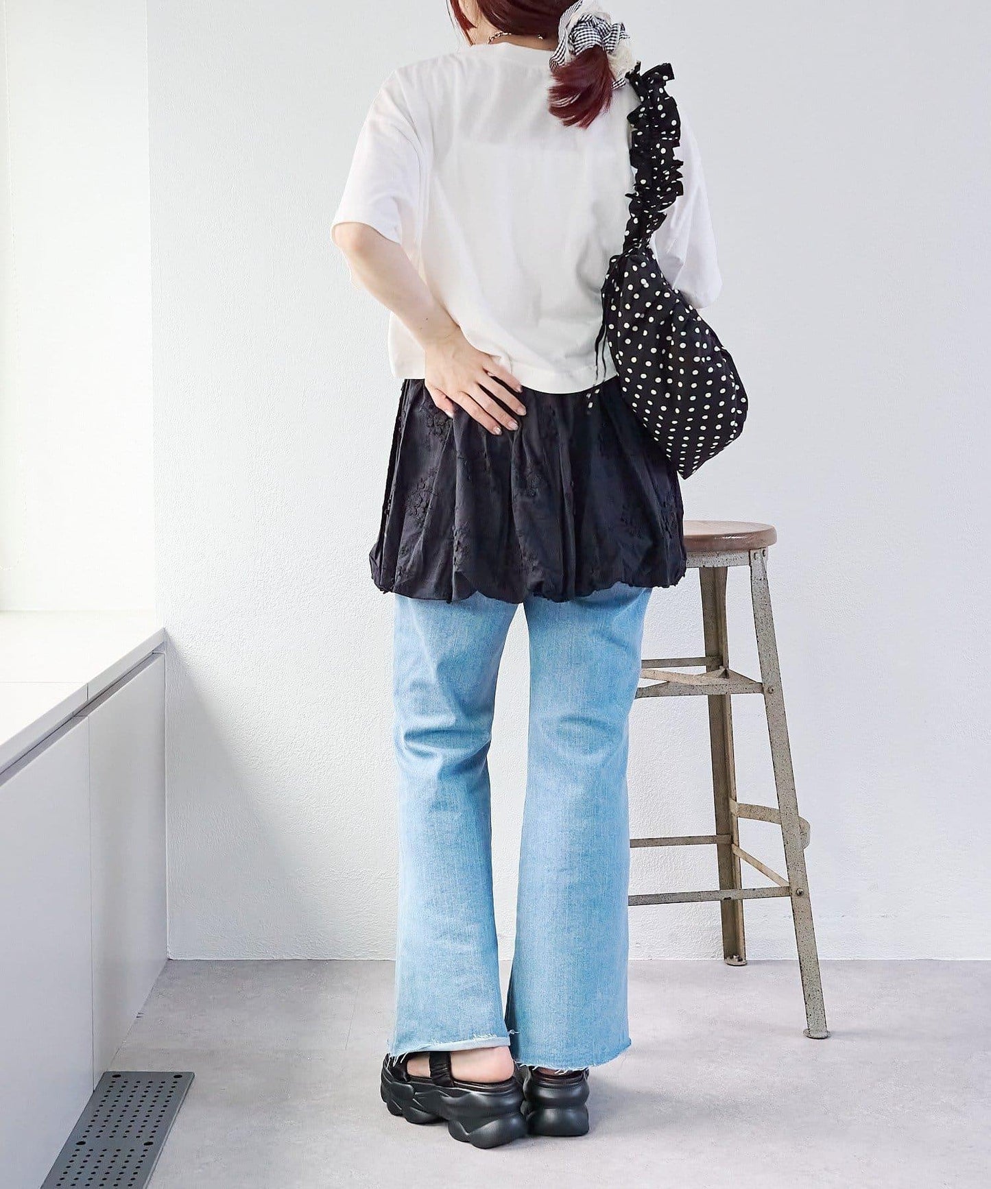 2WAY 氣球廓形 蕾絲 吊帶背心