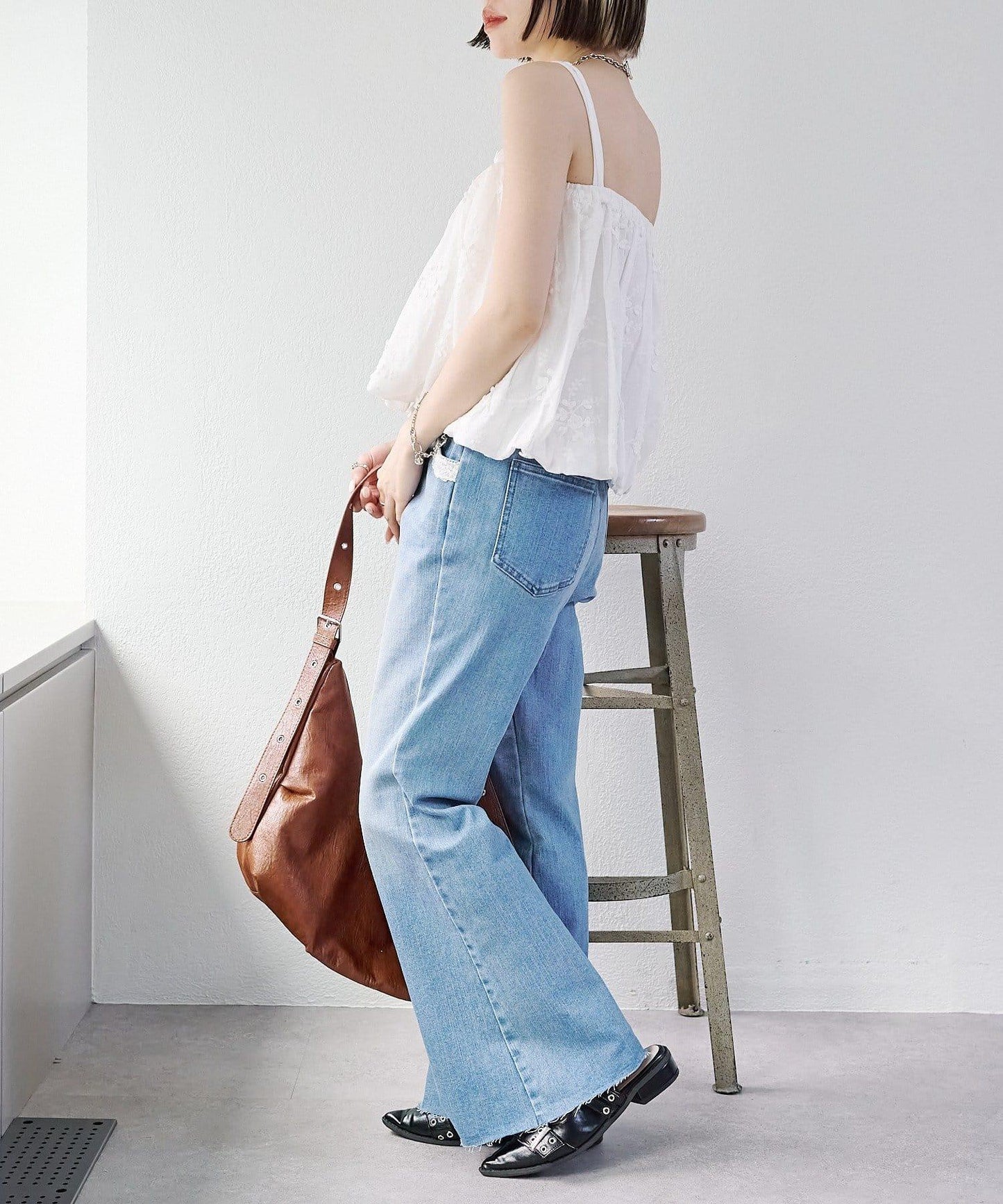 2WAY 氣球廓形 蕾絲 吊帶背心