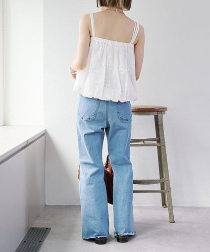 2WAY 氣球廓形 蕾絲 吊帶背心