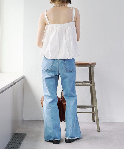 2WAY 氣球廓形 蕾絲 吊帶背心