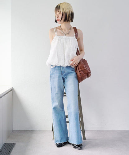 2WAY 氣球廓形 蕾絲 吊帶背心