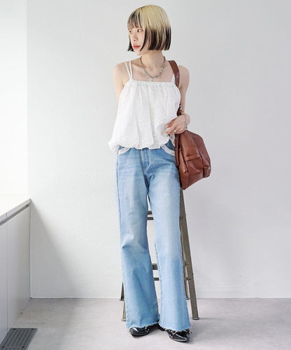 2WAY 氣球廓形 蕾絲 吊帶背心