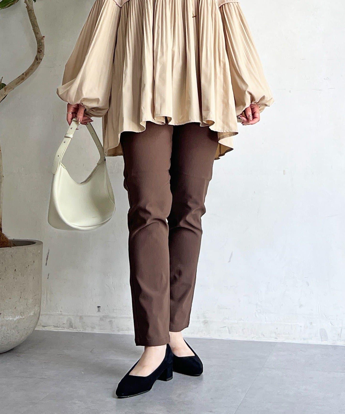 【S/M尺碼可選】彈力錐形褲