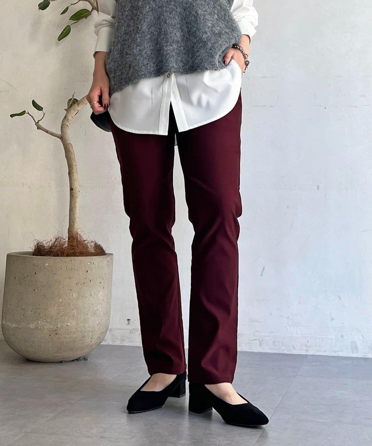 【S/M尺碼可選】彈力錐形褲