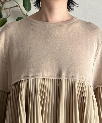 襯衫拼接針織套頭衫