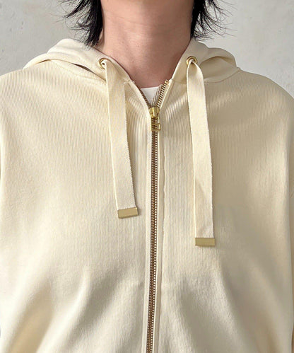 輕量配色亮片線條連帽衫