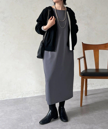 輕量配色亮片線條連帽衫