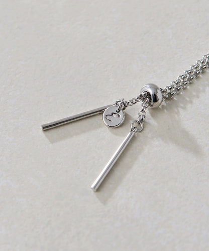 漸變色滑動項鍊