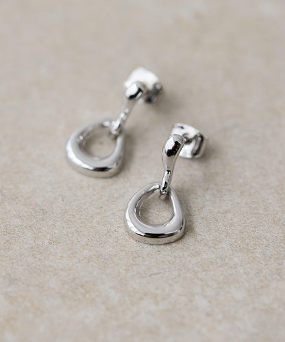 前置水滴環形耳環