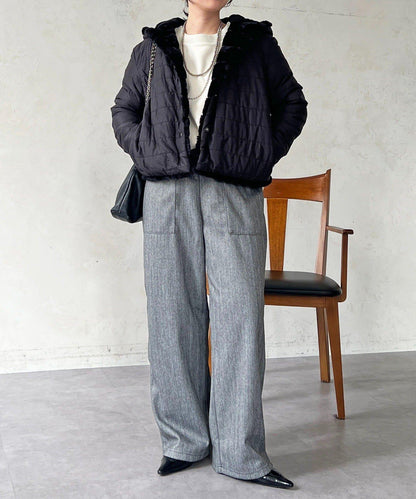 可雙面穿仿皮草夾克