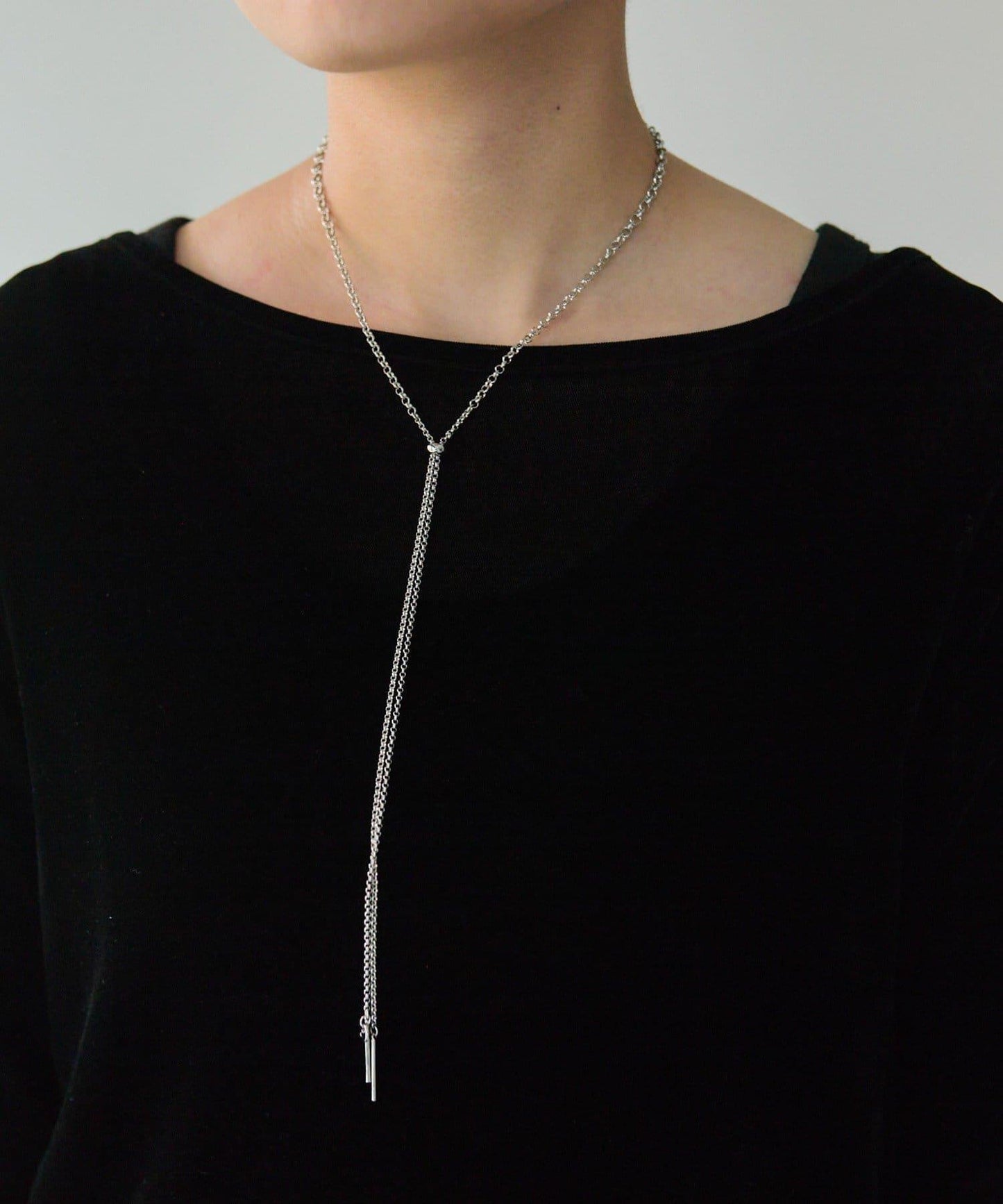 漸變色滑動項鍊