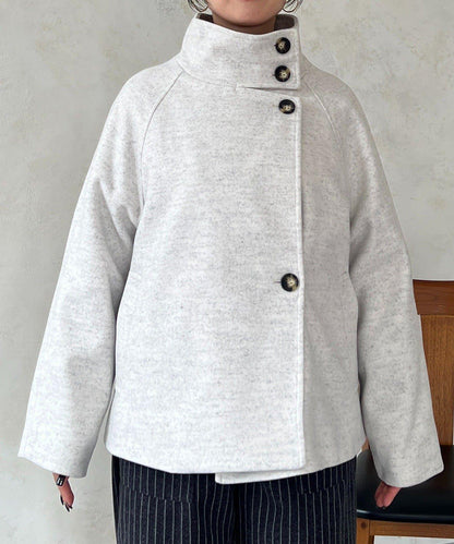 立領短款外套