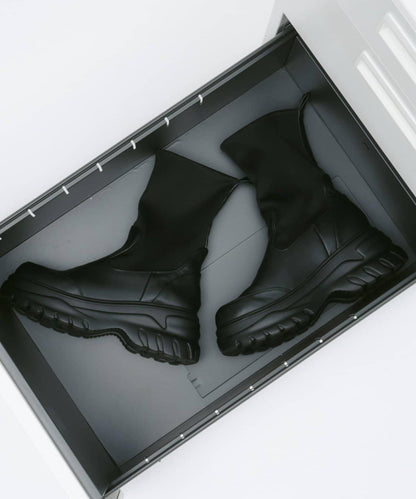 【yomo企畫】彈力厚底中筒靴