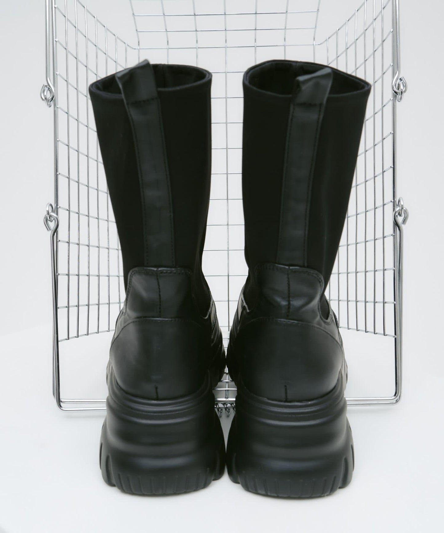 【yomo企畫】彈力厚底中筒靴