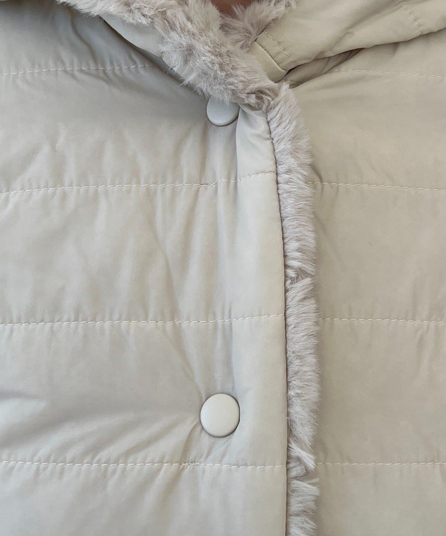 可雙面穿仿皮草夾克