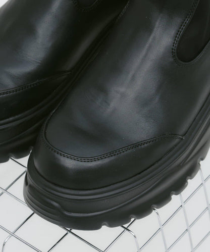 【yomo企畫】彈力厚底中筒靴