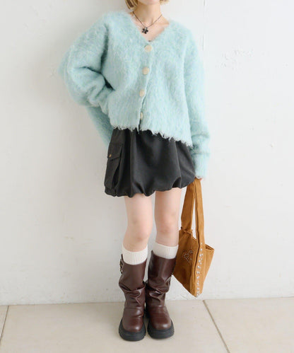 【w closet】泡泡工裝半身裙