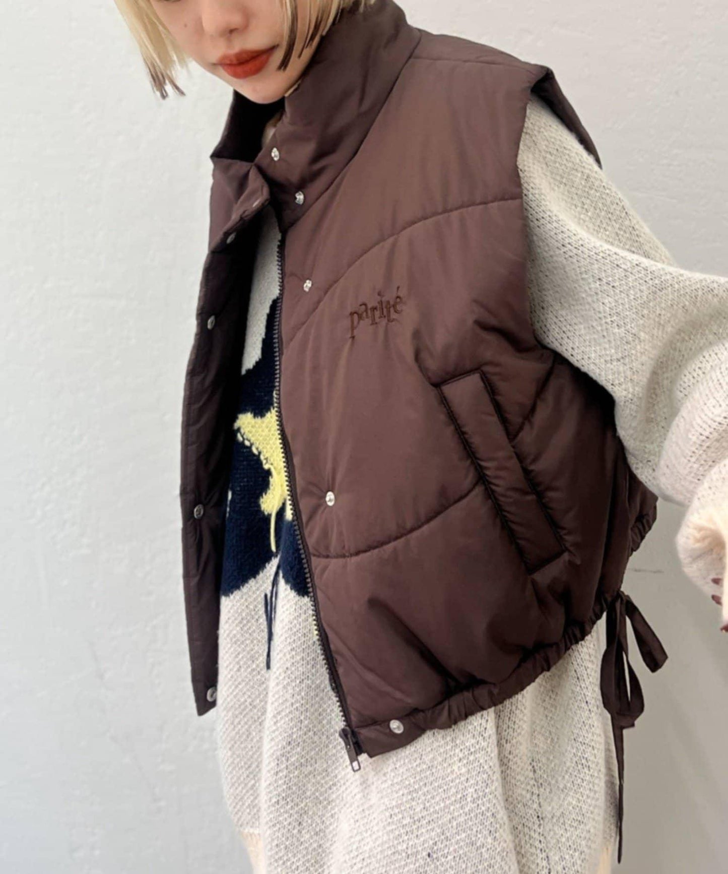 中棉蝴蝶結馬甲