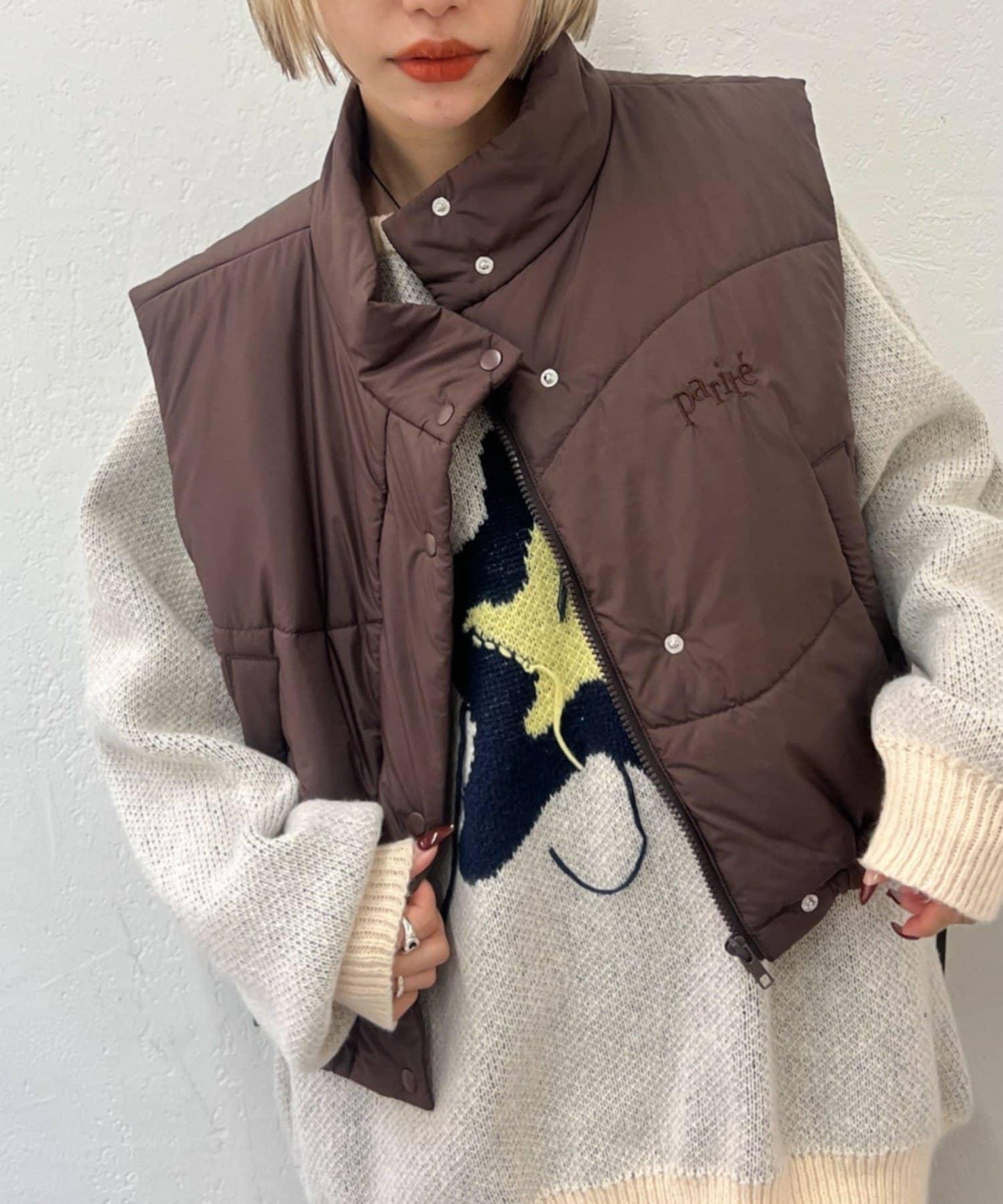 中棉蝴蝶結馬甲