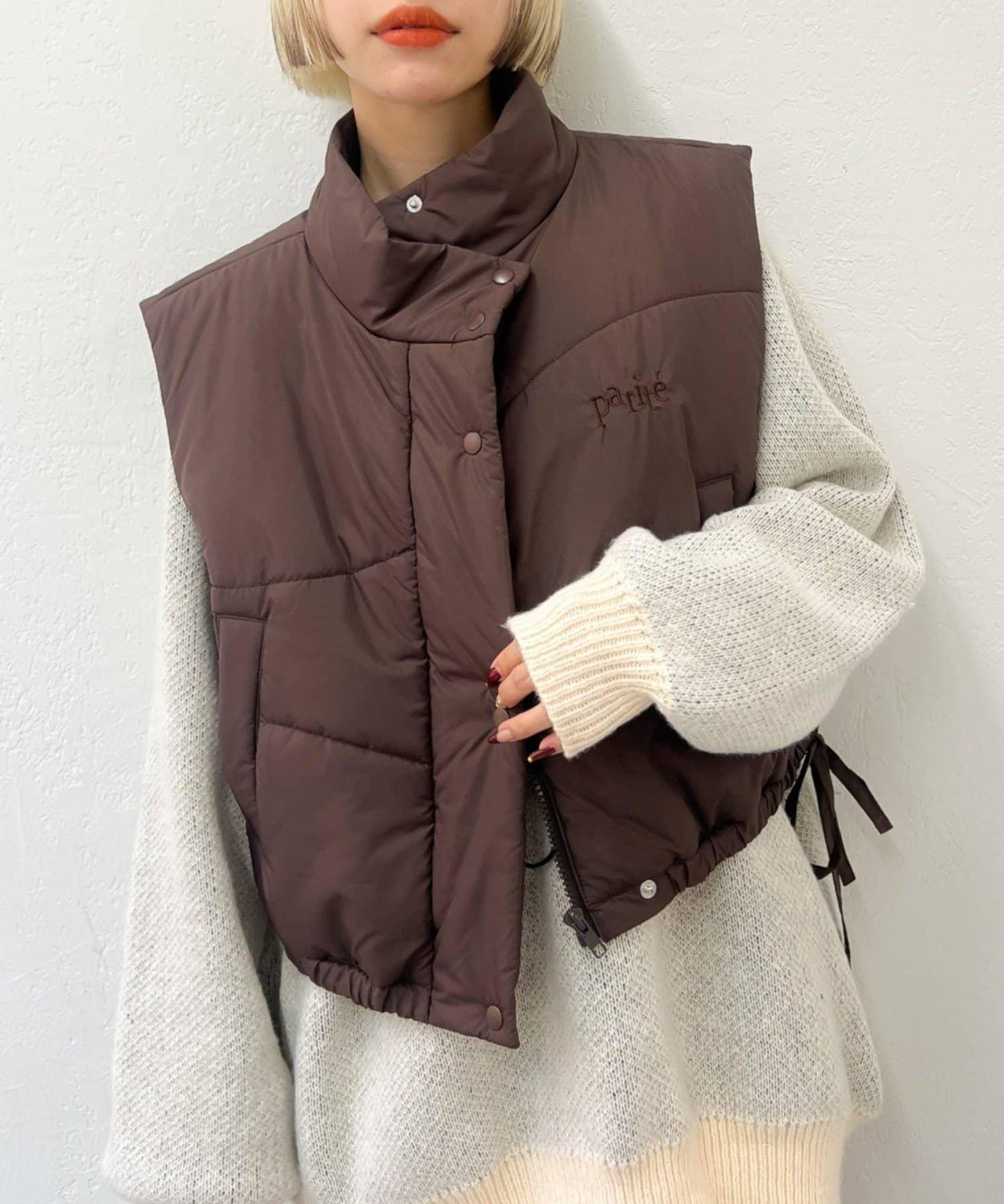 中棉蝴蝶結馬甲