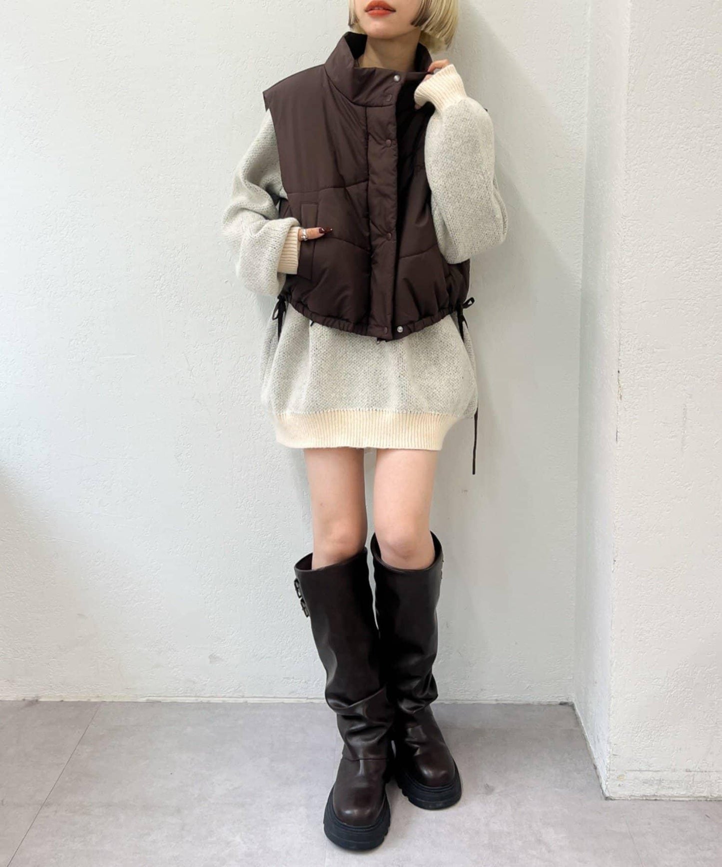 中棉蝴蝶結馬甲