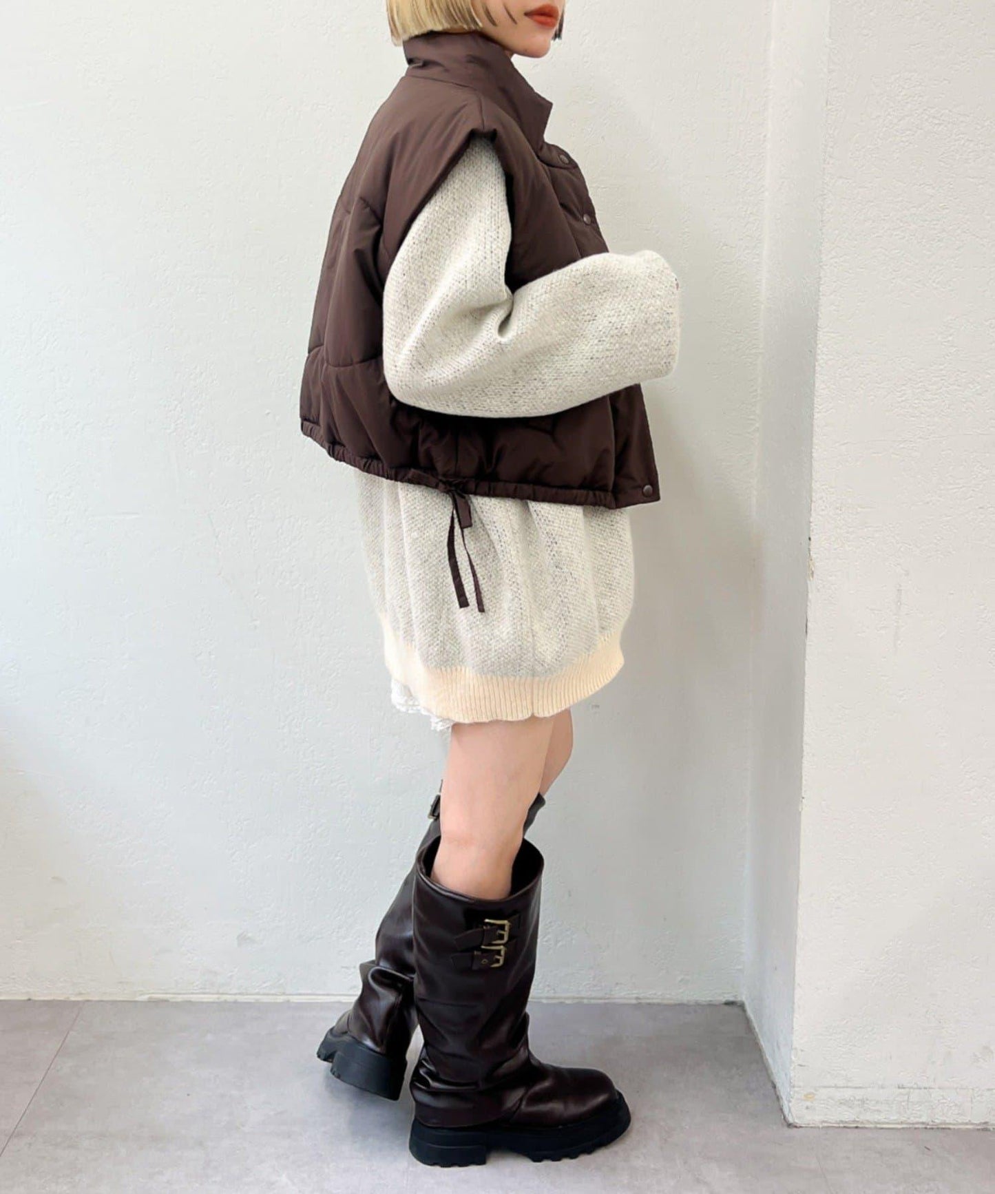 中棉蝴蝶結馬甲