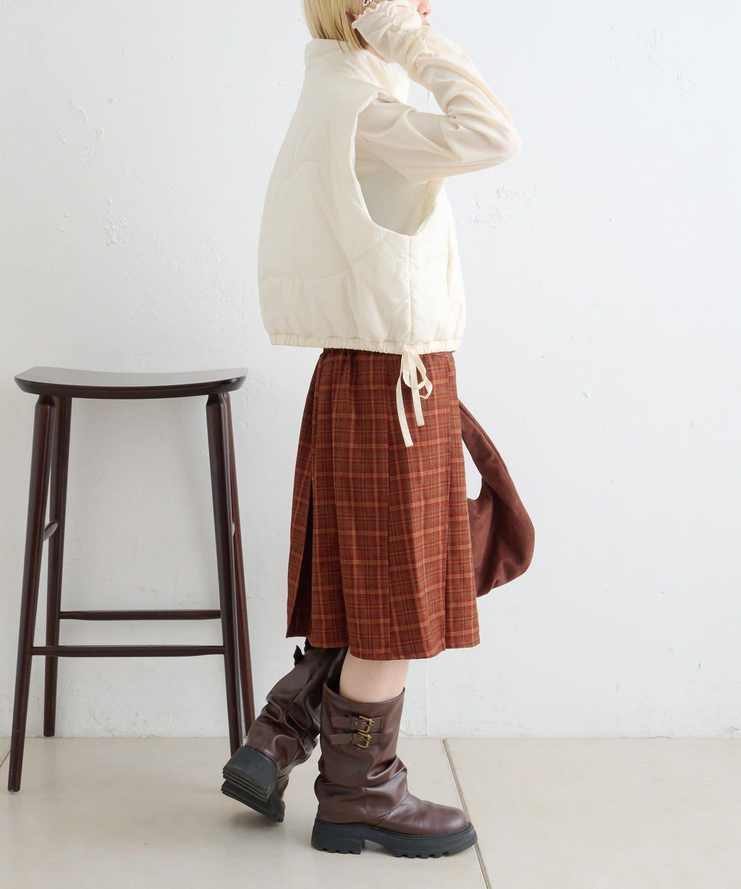 中棉蝴蝶結馬甲