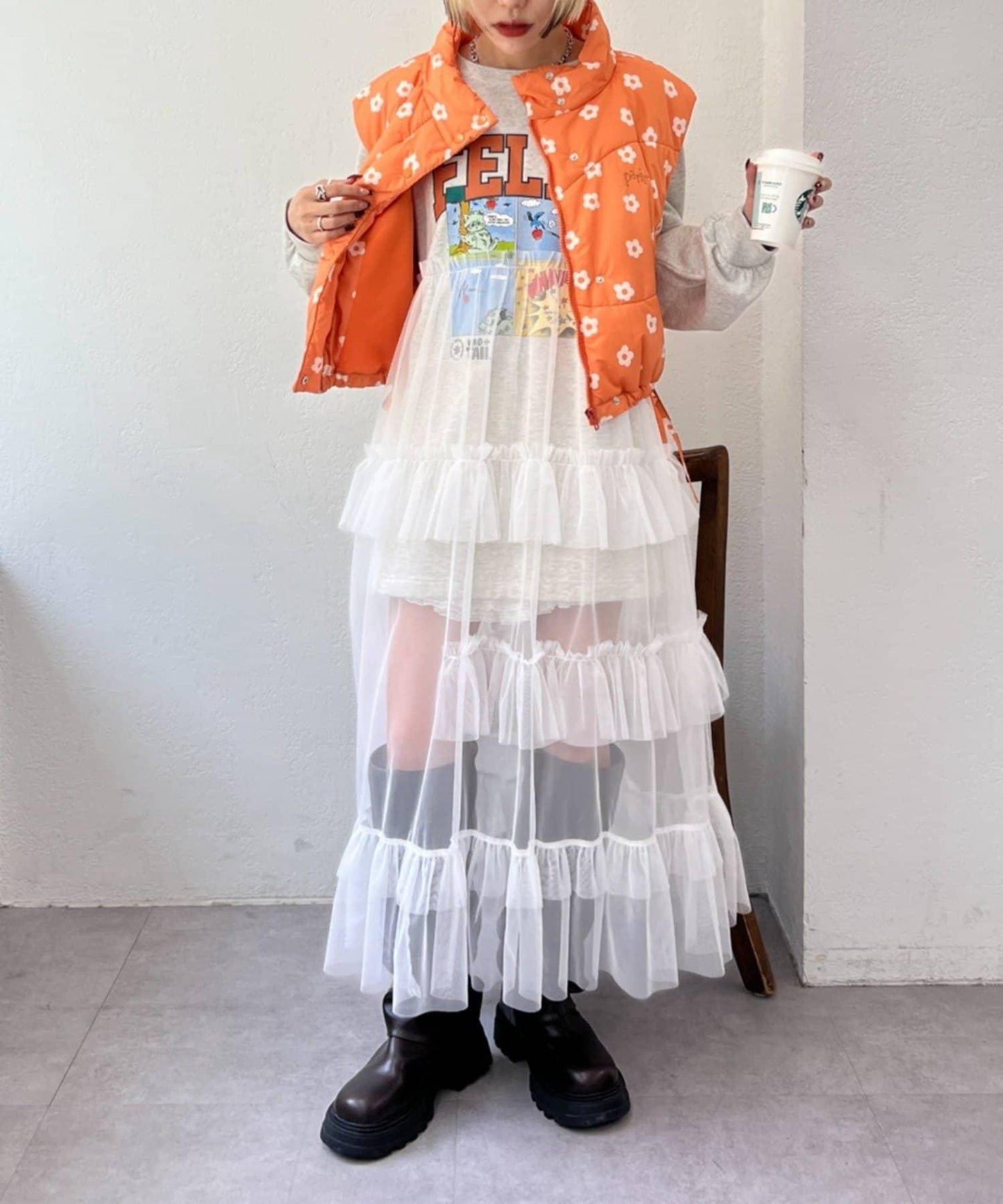 中棉蝴蝶結馬甲