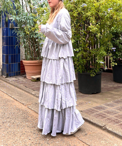 【w closet】層疊剪裁連衣裙