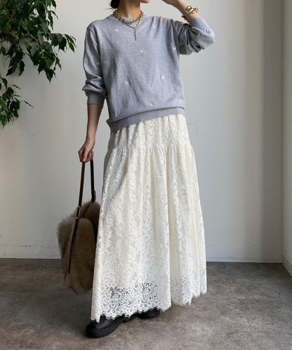 STAR刺繡針織衫